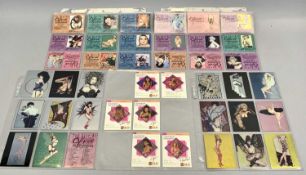 THE BEST OF OLIVIA ALL CHROMIUM COLLECTORS CARDS FROM 1994, full set of 90, complete with checklist,