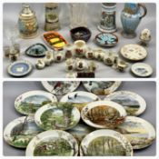 ROYAL WORCESTER COLLECTOR'S PLATES BY PETER BARNETT, MONTHS OF THE YEAR, 23.5cms diam., Goss