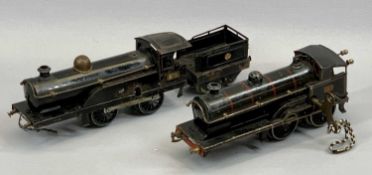 HORNBY O GAUGE CLOCKWORK LOCOMOTIVE 2663 GEORGE V WITH TENDER, and another Hornby O Gauge