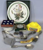 SILVER PLATED WARE & OTHER COLLECTABLES GROUP, to include a mixed quantity of table cutlery, boxed