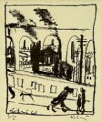 HAROLD RILEY DL DLITT FRCS DFA ATC (1934-2023) black and white limited edition (3/5) print - railway