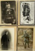 FIVE ALBUMS OF ANTIQUE & VINTAGE COLOUR AND BLACK AND WHITE POSTCARDS, various subjects