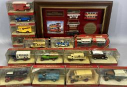 MATCHBOX MODELS OF YESTERYEAR, LIMITED EDITION NO. 0789 PRESTON TRAM CAR, displayed dismantled in