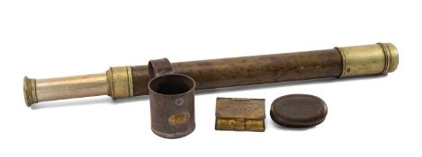 THE TAILORING & ACCESSORIES CLUB HOUSE: GROUP OF GENT'S COLLECTABLES, including oval tobacco box