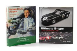 THE MOTOR RACING CLUB HOUSE: TWO MOTORING BOOKS, 'ULTIMATE E-TYPE The Competition Cars', Philip