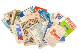 THE FOOTBALL CLUB HOUSE: APPROX. 35 MAINLY ENGLISH & SOME WELSH ASSOCIATION FOOTBALL CLUB PROGRAMMES