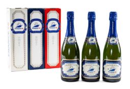 THE WINE CLUB HOUSE: THREE BOTTLES OF 'FRANCE 98' CHAMPAGNE non-vintage, produced for the football