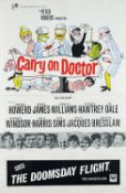 THE FILM & MUSIC CLUB HOUSE: CARRY ON DOCTOR 1967, British one sheet cinema poster, 75 x 50cms