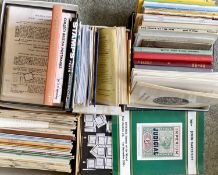 FOUR BOXES MAINLY POSTAL / STAMP INTEREST, COULD BE SOME RARE BOOKS?