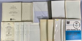 STAMP ALBUM REFILLS - a quantity unused