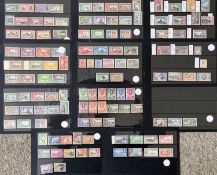 GV COMMONWEALTH STAMPS - all appear to be UMM with full sets, high cat