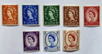 GB UNMOUNTED MINT PHOS - GRAPHITE SET, SG No.s 599 - 609