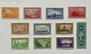 USA U.M.M. 'EATONS' - fine letter papers stamps and Surety Bond stamps