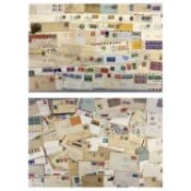 USA POSTAL HISTORY - a few hundred entries / covers of all periods, pickings to be found. High cat