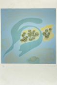 ‡ CERI RICHARDS CBE limited edition (6/100) lithograph - entitled 'Peu a Peu Sortant de la Brume (