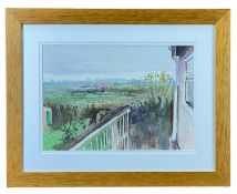 ‡ HOWARD MORGAN watercolour - entitled verso, 'Autumn, Llyn Peninsula', on Howard Morgan label