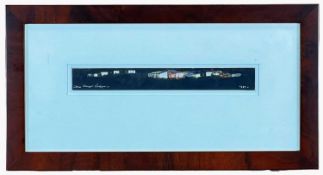 ‡ JOHN KNAPP-FISHER watercolour - a row of cottages believed to be Pembrokeshire, signed and dated