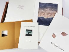 ‡ SHIRLEY JONES limited edition (33/40) collection of five landscape prints employing mezzotint,