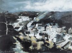 ‡ JOHN KNAPP-FISHER limited edition (166/250) print - entitled 'Solva', signed in pencil, 51.5 x