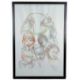 ‡ ANDREW VICARI colour print - untitled, two cricketers and five children, personally signed and - Image 2 of 2