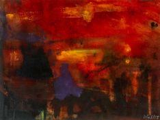 ‡ PRUDENCE WALTERS watercolour and acrylic - City Square, signed, titled verso on Martin Tinney