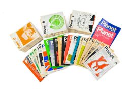 PLANET aka PLANET: THE WELSH INTERNATIONALIST, volumes 1-50 including two Index to Numbers, 1-27 and