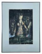 ‡ OLIVER O'CONNOR BARRETT (British-American, 1908-1989) mixed media - South American pre-Columbian