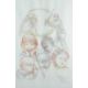 ‡ ANDREW VICARI colour print - untitled, two cricketers and five children, personally signed and - Image 1 of 2