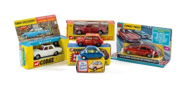 ASSORTED CORGI DIECAST VEHICLES, including 349 Morris Minor 'Pop Art', 233 Heinkel Economy Car,