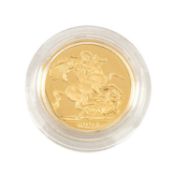 ELIZABETH II GOLD SOVEREIGN, 2004, proof, with COA box and capsule, 7.9g Provenance: private