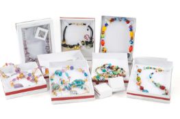 COLLECTION OF EIGHT BOXED ANTICA MURRINA VENEZIA NECKLACES Provenance: deceased estate
