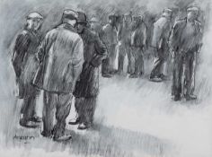 ‡ ANEURIN JONES mixed media - entitled verso, 'After the Storm', signed, 40 x 53cms Provenance: