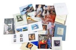 MARTIN TINNEY GALLERY collection of twenty one exhibition catalogues from the Welsh gallery, which