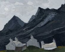 ‡ WYNNE JENKINS oil on canvas - entitled verso, 'Moelni, Eryri', signed verso, 40 x 50cms