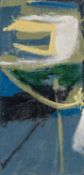 ‡ TREVOR BELL (1930-2017) oil on canvas - abstract, unsigned, 53.5 x 26cms Provenance: deceased