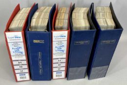 FIVE ALBUMS OF MERLIN & FUTERA FOOTBALL COLLECTOR'S CARDS Provenance: private collection Conwy