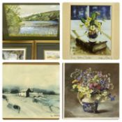 VARIOUS ARTISTIS to include G V GADD limited edition (223/350) print - depicting Welsh mountains