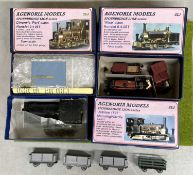 THREE AGENORIA MODELS ETCHED LOCO KITS, the Stowbridge Lion series, Alice Class Hunslet 0-4-0ST XL 2