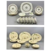 ROYAL DOULTON 'THE COPPICE' PART DINNER SERVICE & COALPORT 'MINERVA' PART TEA SERVICE, 24 and 21