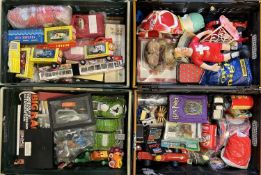 LARGE QUANTITY OF COLLECTABLES, TOYS, GAMES & OTHER ITEMS (in 8 boxes / crates) Provenance:
