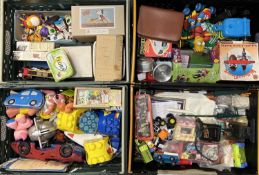 LARGE QUANTITY OF COLLECTABLES, TOYS, GAMES & OTHER ITEMS (in 8 boxes / crates) Provenance: