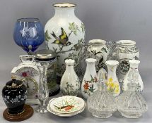 PORTMEIRION 'VARIATIONS' PATTERN BALUSTER VASE, 17cms H, Portmeirion 'Botanic Garden' pattern