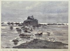 SIR KYFFIN WILLIAMS OBE RA (British, 1918-2006) limited edition (4/750) colour print - 'Eglwys