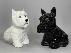 PAIR OF ROYAL ADDERLEY DECANTERS, created exclusively for James Buchanan & Co Ltd, 1970, modelled as