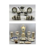 MIXED VICTORIAN & LATER POTTERY AND PORCELAIN GROUP, to include a Royal Winton chintz 'Summertime'