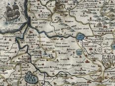 JOHN SPEED SOMERSET-SHIRE HENRY OVERTON CIRCA 1700, Described and into Hundred devided, with the