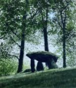 NAOMI TYDEMAN watercolour - entitled verso 'Gwal y Filiast', 42 x 38cms Comments: glazed and