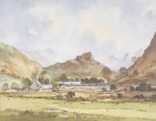 G R CARTER watercolour - entitled verso 'Crummock Waters (Cumbria)', signed, 36 x 42cms Comments: