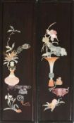 2 chinesische Wandpaneele