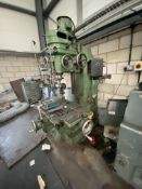 Sema VOA55 VERTICAL MILLING MACHINE, serial no. 3051957Please read the following important notes:-